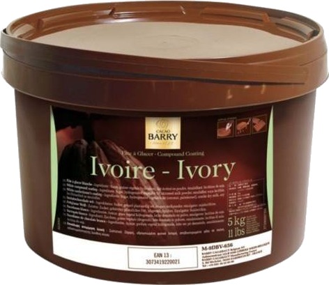 Ivory Hvit Sjokolade Non Temp 5kg
