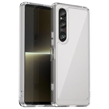 Sony Xperia 1 VI Ripebestandig Hybrid-deksel Gjennomsiktig