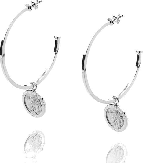 Mockberg | Brave Earrings Silver | ONE SIZE