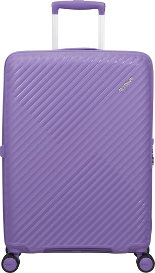 American Tourister Diablast Medium koffert 68x47x31 cm 81???91L 4 doble hjul ??? lilla American Tourister Diablast Medium koffert 68x47x31 cm 81???91L 4 doble hjul ??? lilla