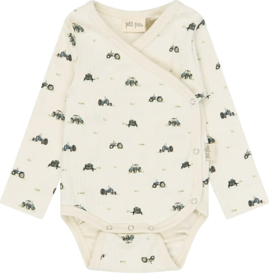 Petit Piao Ppdinn L_S Body Fold Pointelle Nb Cream 50 Petit Piao Ppdinn L_S Body Fold Pointelle Nb Cream 50