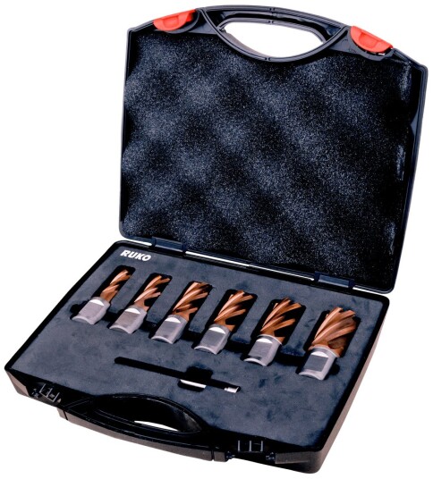 Ruko Kjerneborsett HSS PerforMAX Weldon Ø12-22x30mm 6 Deler
