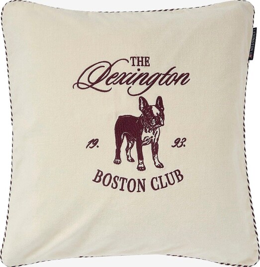 Lexington Boston Club Puteovertrekk i økologisk bomullsvelour Rød