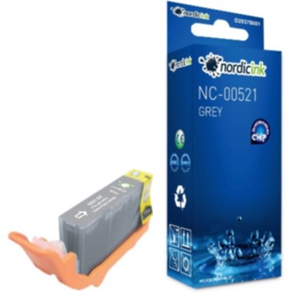 Nordicink Grå Blekkpatron CLI-521GY, 1.400 sider D2937B001
