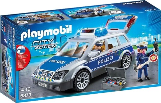 Playmobil City Action 6873 Politibil 4+ År