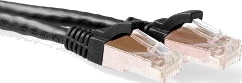 ACT Nettverkskabel Cat6A SSTP AWG26 PIMF 500 mhz 3,0 m Sort