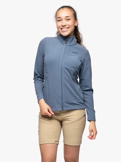 Bergans Women's Finnsnes Fleece Jacket Granite Blue L
