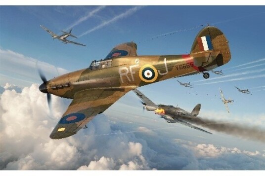 Airfix 1:48 Hawker Hurricane Mk.1 Modellbygging Kit 127 Deler