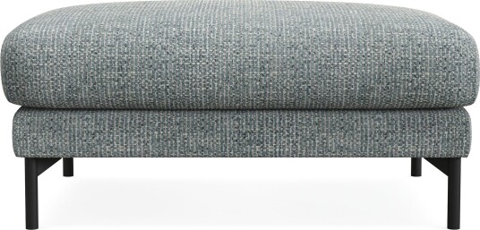 Menard Premium fotskammel i chenille - Grå/Blå Menard Premium fotskammel i chenille - Grå/Blå