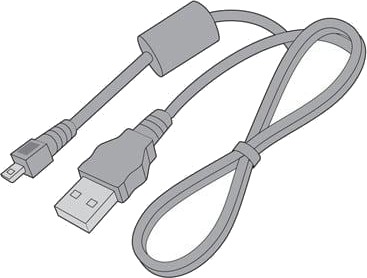 Usb-Kabel Usb-A Stik / Mini Usb 8P Stik 50 Cm Sort