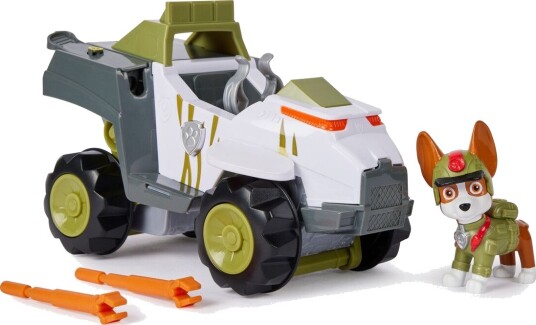 Paw Patrol Junglebil med Tracker Figur - Lekelastebil for Barn 3+ År