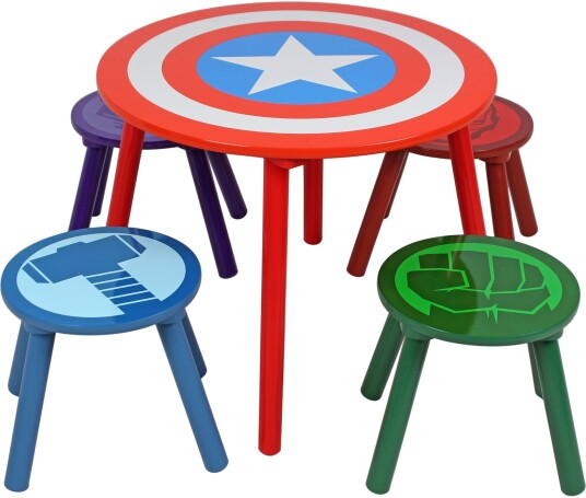 Marvel Avengers Bord og Stoler Flerfarget Marvel Avengers Bord og Stoler Flerfarget