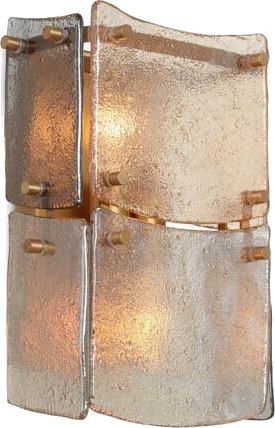 Laurent vegglampe antikk messing