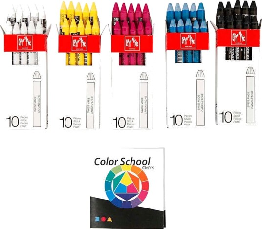Akvarellfargestifter Creativ Company Neocolor II 5x10 stk/1 Pk