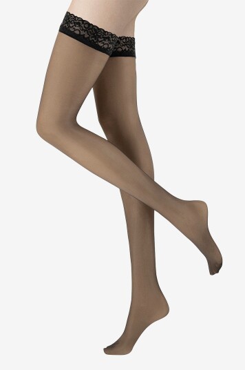 Oroblu   Stay up Chic Up 15 Den   Svart