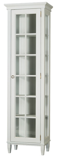 Englesson - Stockholm 533wwg Whitewash - Skap Og Vitrineskap - Tre Farget,Hvit - Glass/mdf/tre