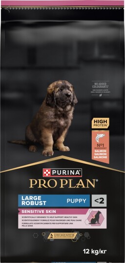 Purina Pro Plan Large Robust Puppy Sensitive Skin Laks Sparpakke 2 X 12 kg