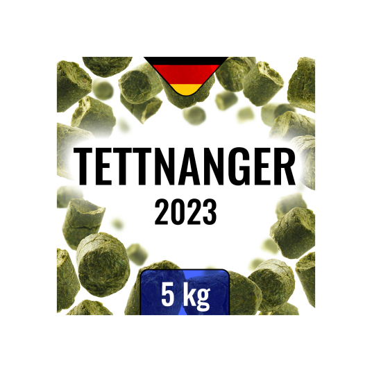 Humle Tettnanger 2023 5 kg 29% Alfasyre