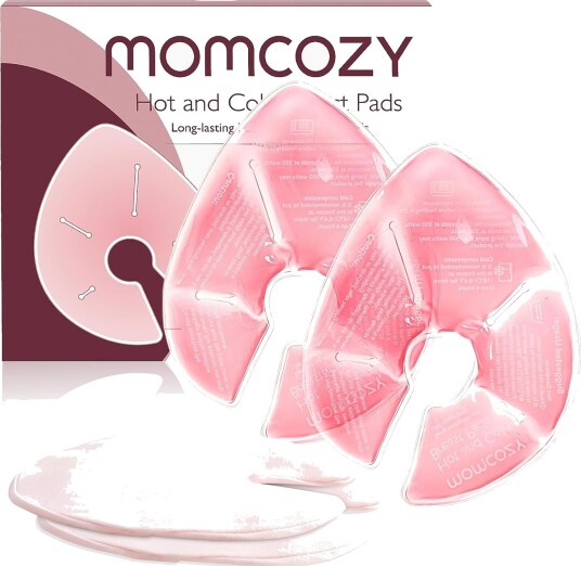 Momcozy Large Reusable Breast Therapy Packs Pink One Size Momcozy Large Reusable Breast Therapy Packs Pink One Size