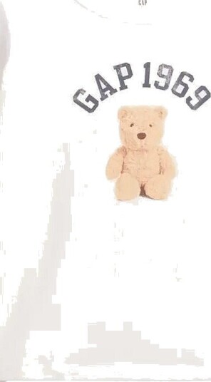 GAP Kids Heavyweight Oversized T Shirt From The Gap Collection NEW OFF WHITE 140/146