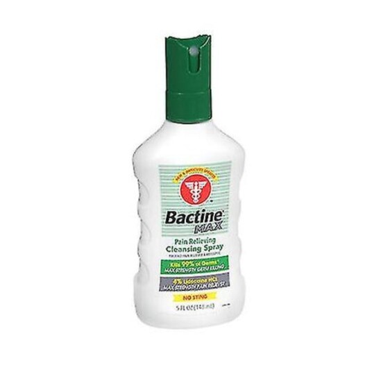 Bactine Max Smertestillende Rengjøringsspray, 5 Oz (Pakke med 1)