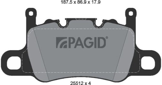 PAGID T2356N Bremseklosser PAGID T2356N Bremseklosser