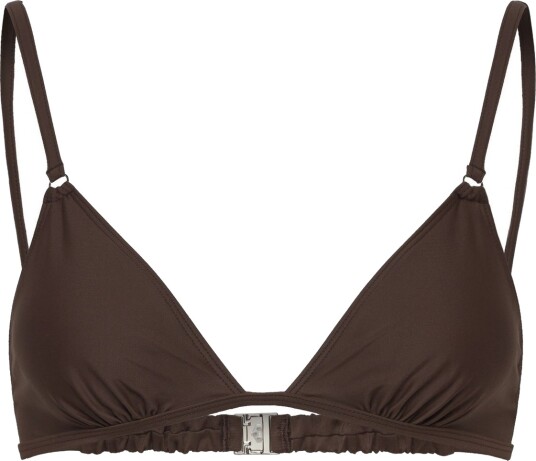Filippa K Gathered Back Bikini Top Brown XL