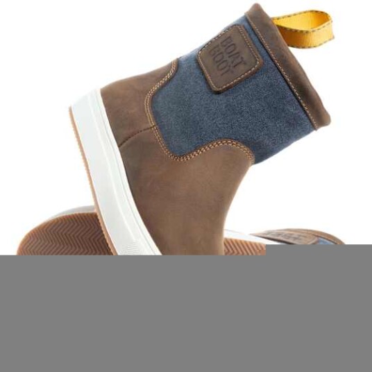 Boatboot Lowcut Canvas Leather Dame Navy Canvas 38
