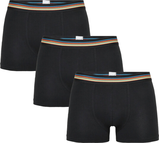 PS Paul Smith Men Trunk 3 Pack Black   Black   XL
