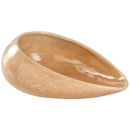 VEGA Showpiece Cascais oval; 19x12.5x8 cm LxBxH; Aprikos; 2 Stykk / Forpakning
