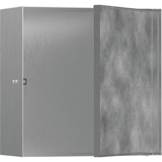 Hansgrohe XtraStoris Rock Nisje 30x30x14 cm Børstet Rustfritt Stål