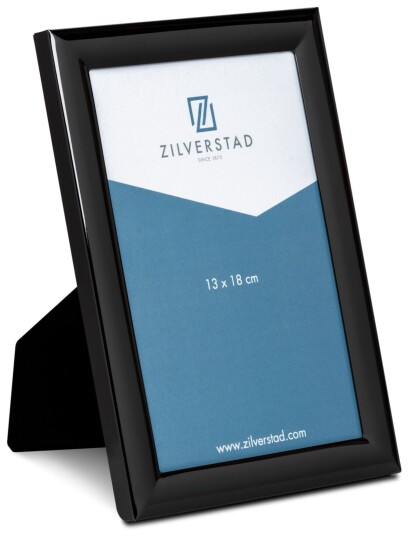 Zilverstad Liten bilderamme   13x18cm   Sort
