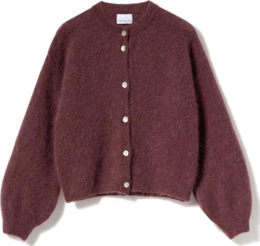 Noella Kae Knit Cardigan - Burgundy - M/L