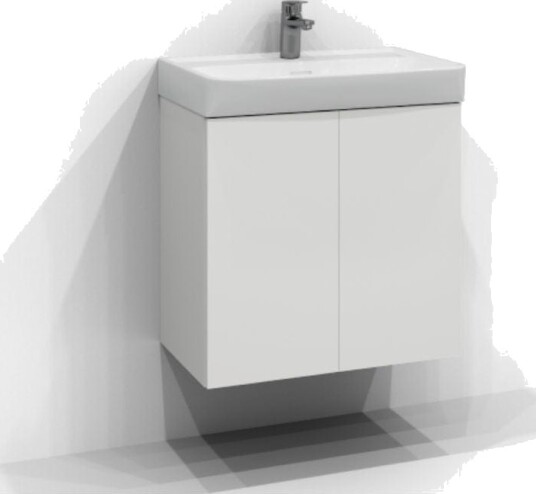 Svedbergs Bloc Servantskap D35 med 2 Dører Hvit / 60cm