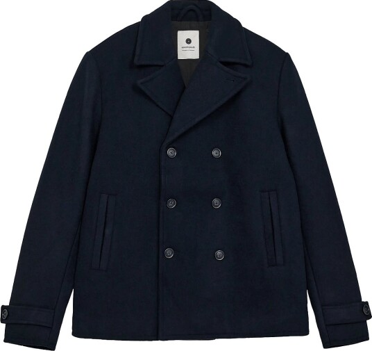 Anerkjendt Akbørge Wool Coat SKY CAPTAIN XXL