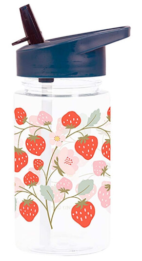 A Little Lovely Company Vannflaske Strawberries