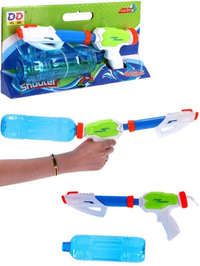 Vannpistol 33 cm blå og grønn