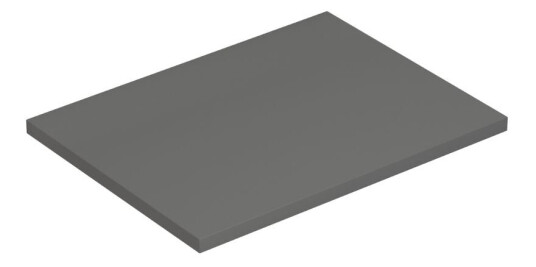 Dansani Inzo Benkeplate Grå Matt / 60cm