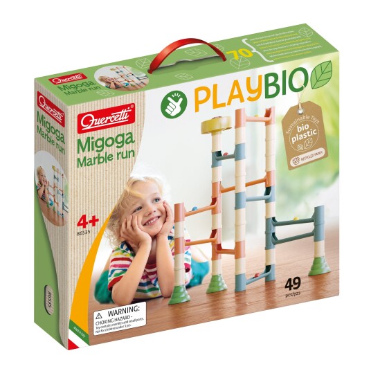 Quercetti Play Bio Migoga Marble Run (49 pcs) Quercetti Play Bio Migoga Marble Run (49 pcs)