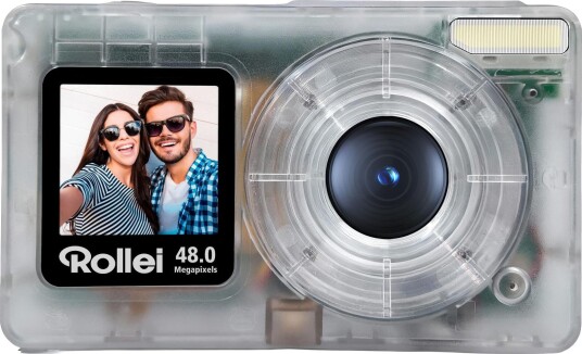 Rollei Compactline Digitalkamera - 48 MP, 4K - Transparent