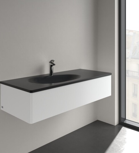 Villeroy Og Boch V&B Antao C+ 120x50 M Skjult Overløp PURE Black
