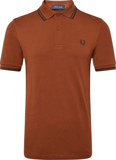 Fred Perry Twin Tipped Fp Shirt   BRNDY/NGTG/NGTG   XXL