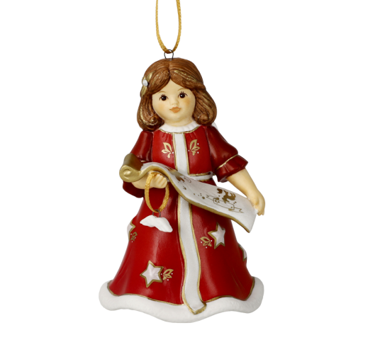 Årsklokke 2025 7 cm Christmas Red