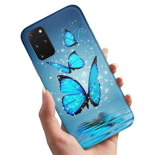 Samsung Galaxy A51 - Deksel/Mobildeksel Glitrende Sommerfugler