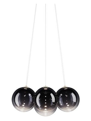 Lodes Random Cloud 7 Lysekrone Ø28 2700K Glossy Smoke/Glass Lodes Random Cloud 7 Lysekrone Ø28 2700K Glossy Smoke/Glass