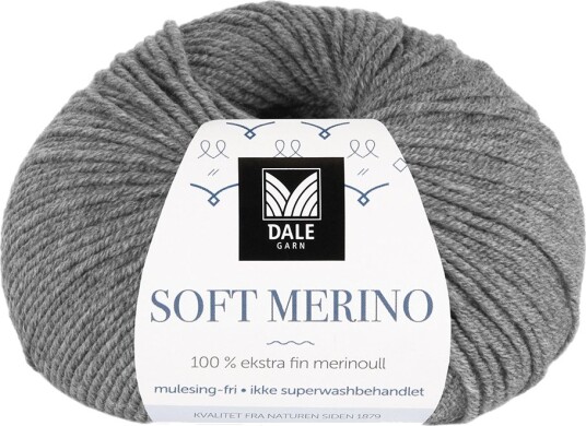 Soft Merino - 3003 Grå. melert Grå