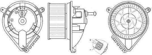 Kupévifte MAHLE ORIGINAL AB 271 000S