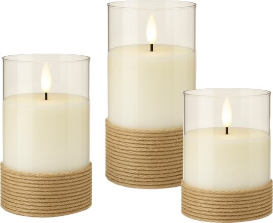 Goobay LED kubbelys i glass hvit 3-pakning