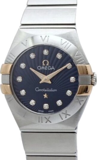 Omega Vintage Dame Pre owned Blå ONE SIZE,
