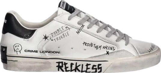 Crime London, Herre, Sko, Hvit, 44 EU,
